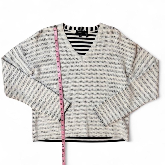 Theory Veil Stripe Sweater - Picture 3 of 4